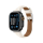 Pasek do smartwatchy AmazingThing Class Band Apple Watch 45 / 46 / 49 mm jasnobeżowy